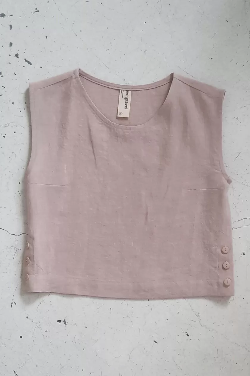 Women Eve Gravel Birds Top