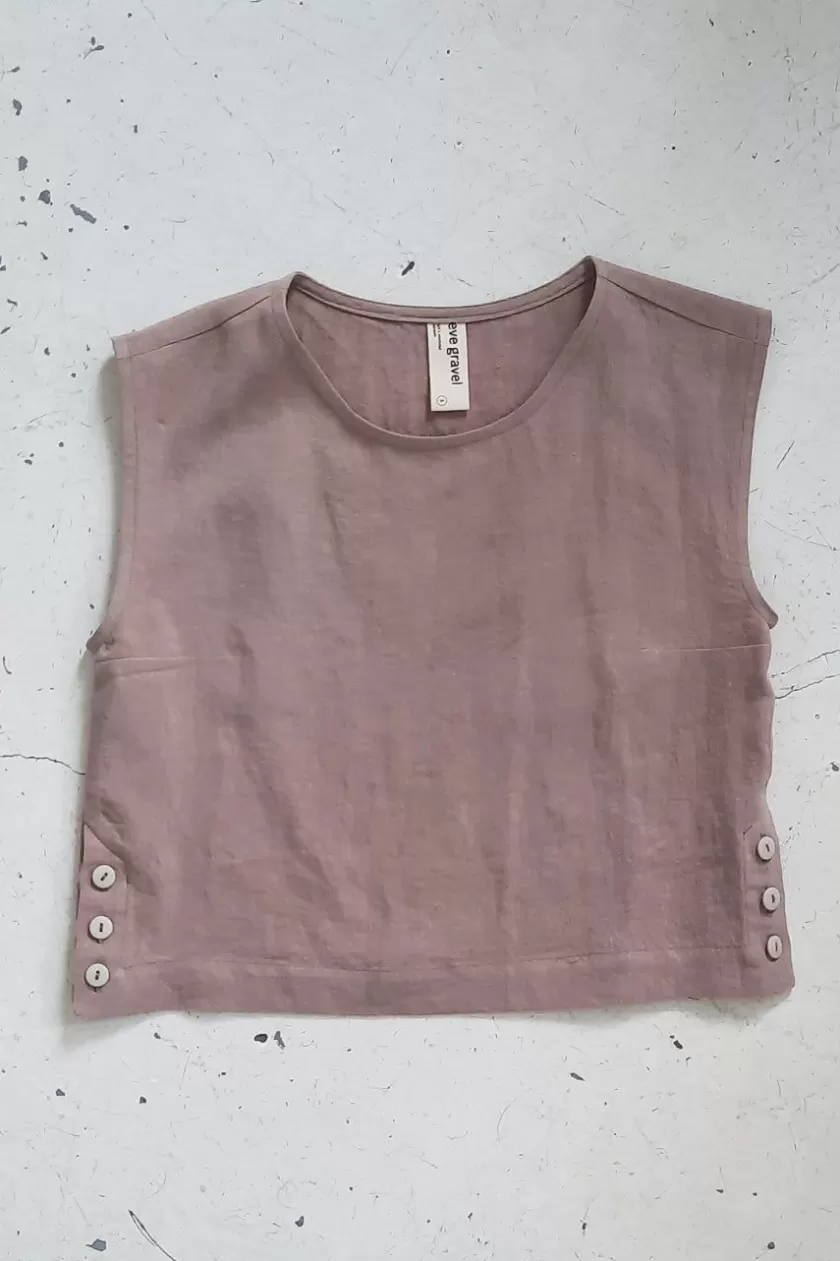 Women Eve Gravel Birds Top