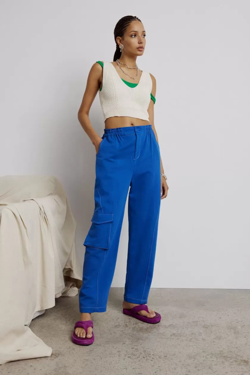 Women Eve Gravel Frank Pants