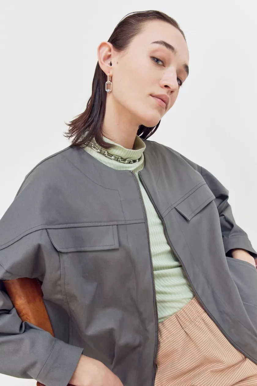 Women Eve Gravel Leon Bomber