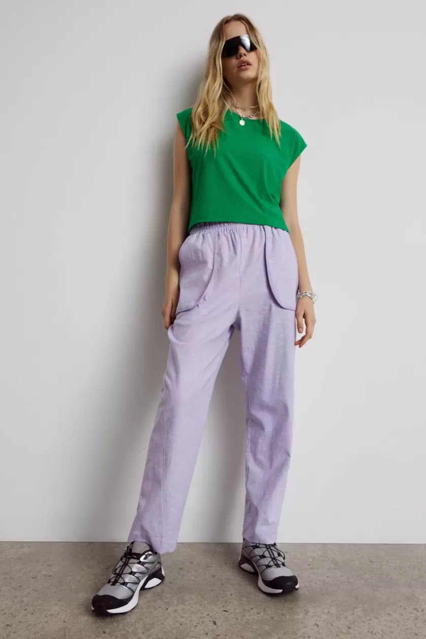 Women Eve Gravel Pierce Pants